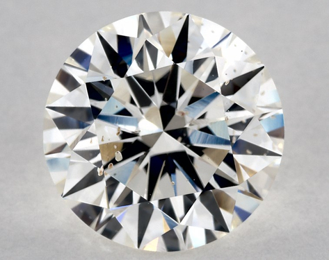 4ct Round Cut F SI2 EX-EX-EX GIA