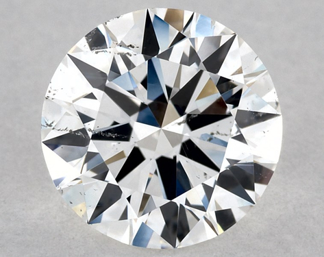 0.77ct Round Cut F SI1 EX-EX-EX GIA