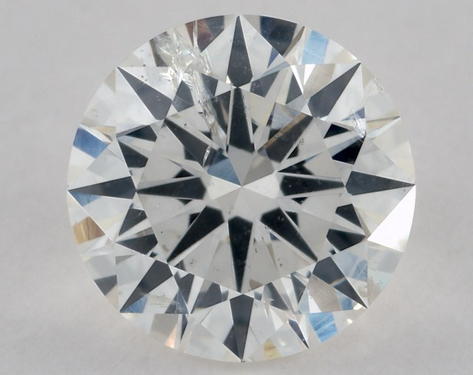 1.03ct Round Cut G I1 EX-EX-EX GIA