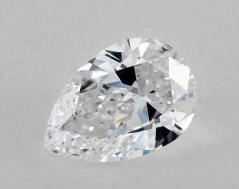 0.8ct Pear Cut D SI2 EX-G GIA