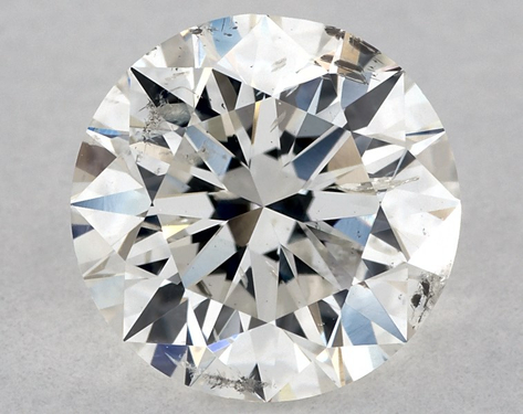 1.01ct Round Cut H I1 EX-Very_Good-Very_Good GIA