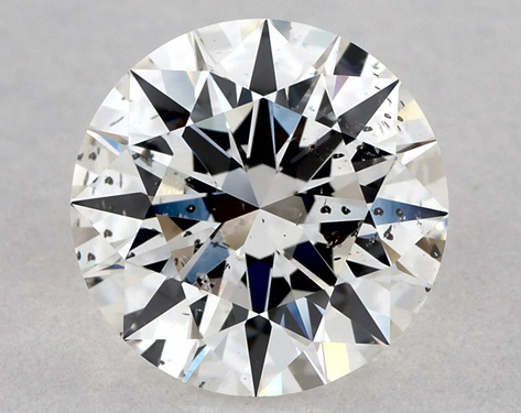 1.26ct Round Cut F SI2 EX-EX-EX GIA