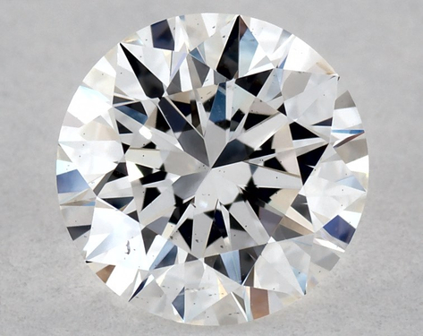 0.7ct Round Cut D SI1 EX-EX-EX GIA