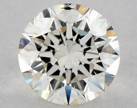 1.01ct Round Cut J SI2 EX-EX-EX GIA