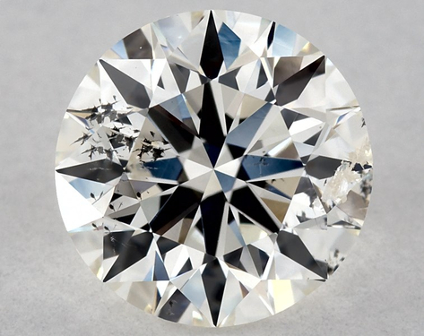 1.16ct Round Cut H I1 EX-EX-EX GIA