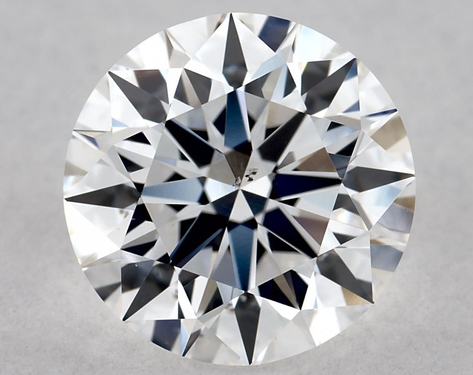 1.7ct Round Cut D SI1 EX-EX-EX GIA
