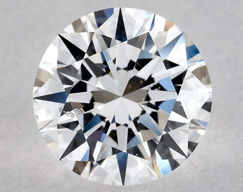 1.02ct Round Cut D SI2 EX-EX-EX GIA