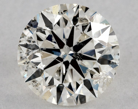0.7ct Round Cut J I2 Very_Good-EX-Very_Good GIA