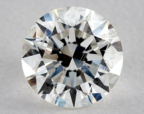 1.7ct Round Cut I SI2 EX-EX-EX GIA