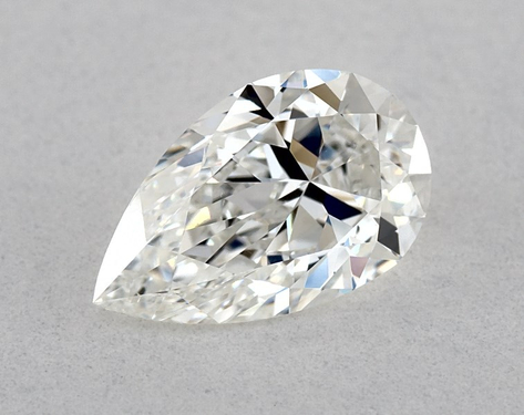 0.7ct Pear Cut G SI1 EX-G GIA