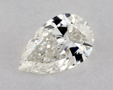1.02ct Pear Cut H IF EX-EX GIA