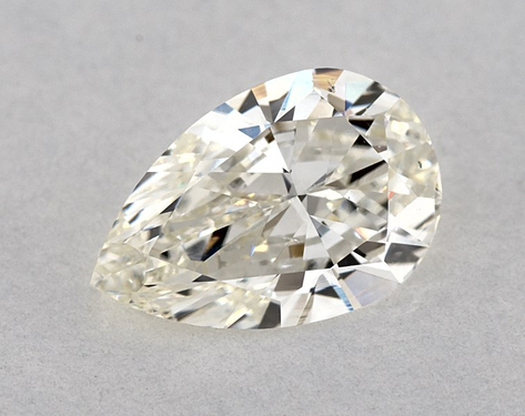 1ct Pear Cut J SI1 EX-G GIA