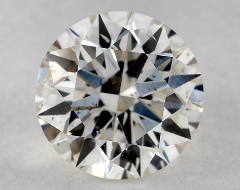 1.06ct Round Cut J SI2 EX-EX-EX GIA