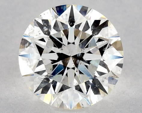 2.09ct Round Cut H I1 EX-EX-EX GIA