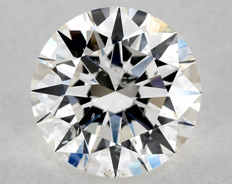 1.23ct Round Cut H SI2 EX-EX-EX GIA