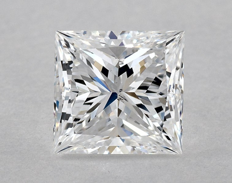 2.02ct Princess Cut D SI2 EX-Very_Good GIA