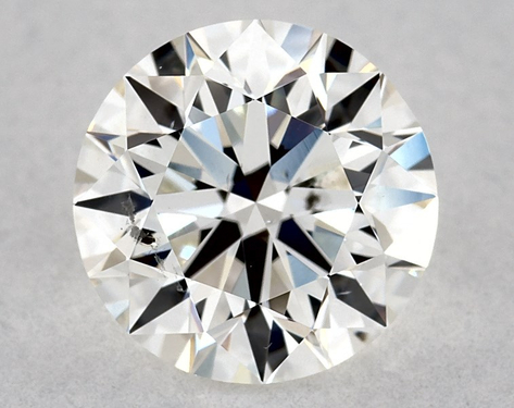 1.01ct Round Cut H SI1 EX-EX-Very_Good GIA