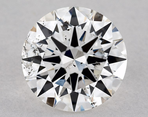 2.01ct Round Cut F SI2 EX-EX-EX GIA