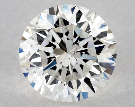 1ct Round Cut H SI1 Very_Good-EX-EX GIA