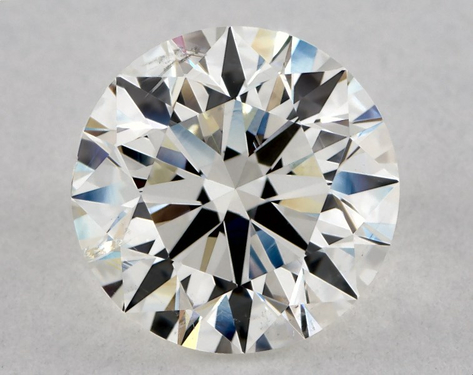 2.2ct Round Cut I SI2 EX-EX-EX GIA