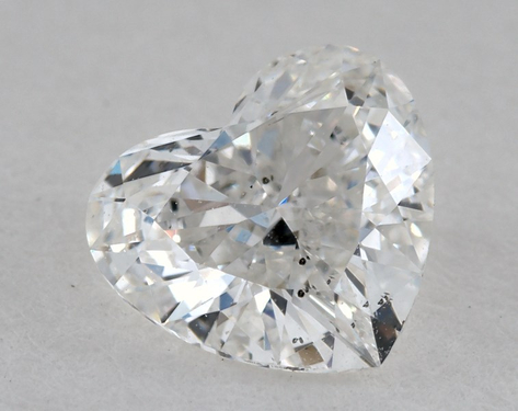 0.91ct Heart Cut F SI2 EX-Very_Good GIA