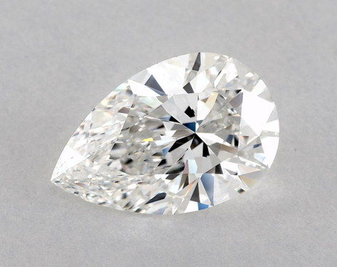 3.07ct Pear Cut F VVS1 EX-EX GIA