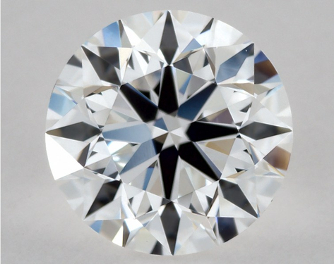 0.74ct Round Cut D VVS2 EX-EX-EX GIA