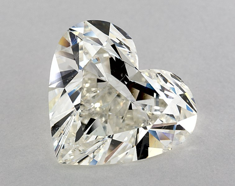 12ct Heart Cut J SI1 EX-EX GIA