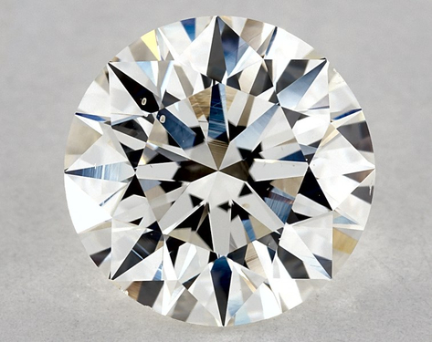 2.5ct Round Cut H SI1 EX-EX-EX GIA