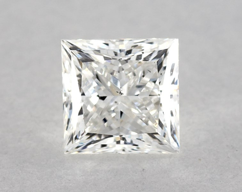 0.8ct Princess Cut F SI1 EX-Very_Good GIA