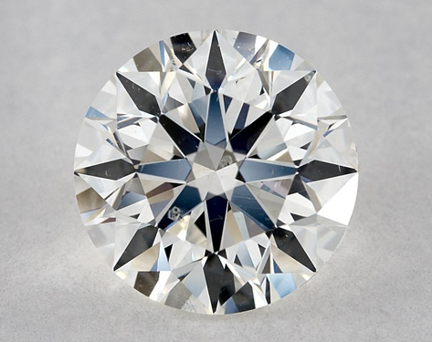 2.01ct Round Cut H SI2 EX-EX-EX GIA
