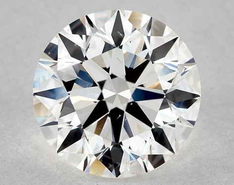 2.06ct Round Cut H SI1 EX-EX-EX GIA
