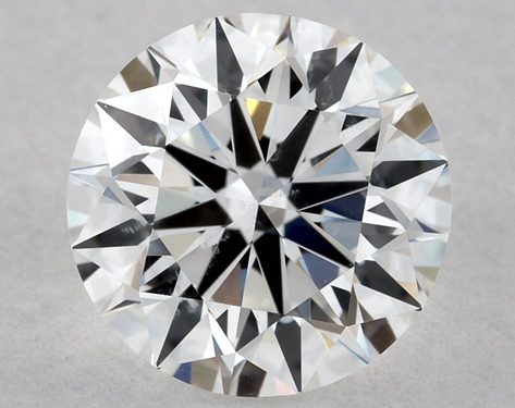 0.7ct Round Cut D SI1 EX-EX-EX GIA