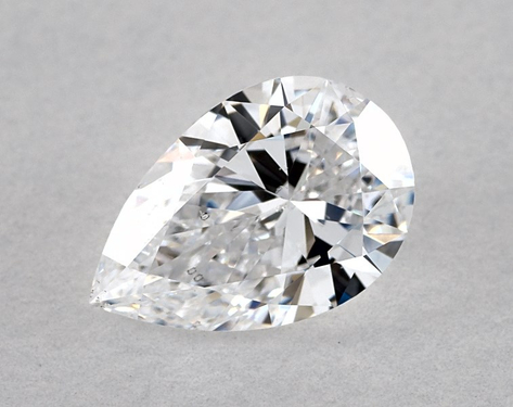 0.9ct Pear Cut D SI1 Very_Good-Very_Good GIA