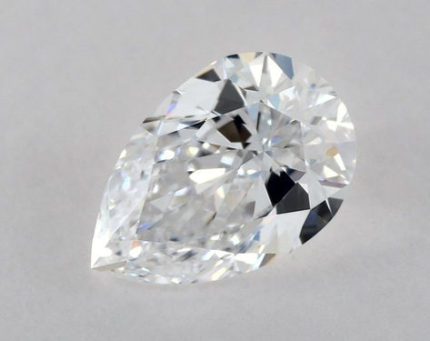 0.7ct Pear Cut D IF EX-G GIA