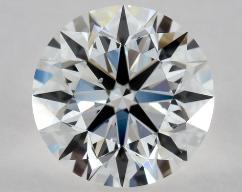 0.9ct Round Cut F SI1 EX-EX-EX GIA