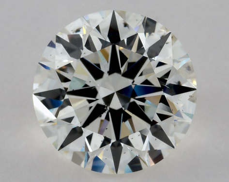 3.03ct Round Cut J SI1 EX-EX-EX GIA