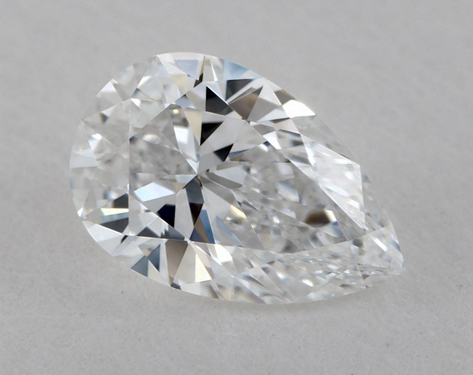 0.71ct Pear Cut D VS1 EX-EX GIA
