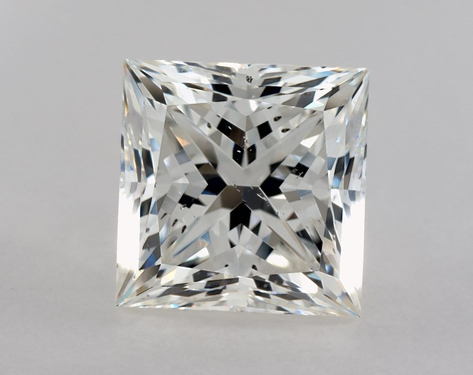 5.03ct Princess Cut G SI2 EX-Very_Good GIA