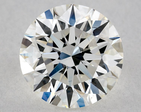 0.82ct Round Cut H VS2 EX-EX-EX GIA