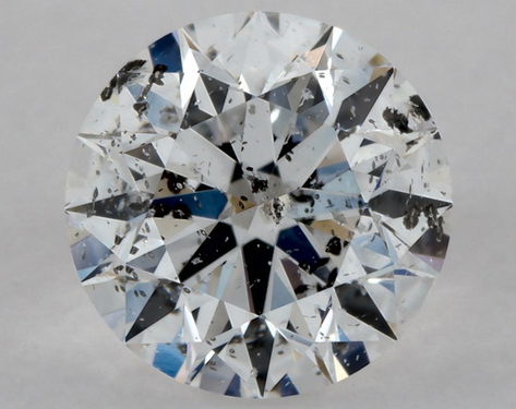 0.72ct Round Cut F I1 EX-EX-EX GIA