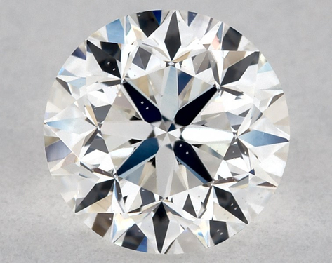 0.7ct Round Cut F SI1 G-EX-EX GIA