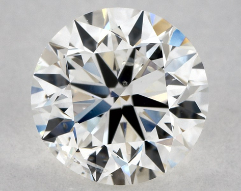 0.9ct Round Cut H SI2 Very_Good-EX-Very_Good GIA