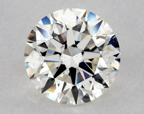 2.5ct Round Cut I SI2 EX-EX-EX GIA