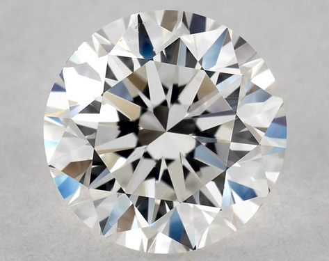 0.9ct Round Cut H VS2 Very_Good-EX-Very_Good GIA