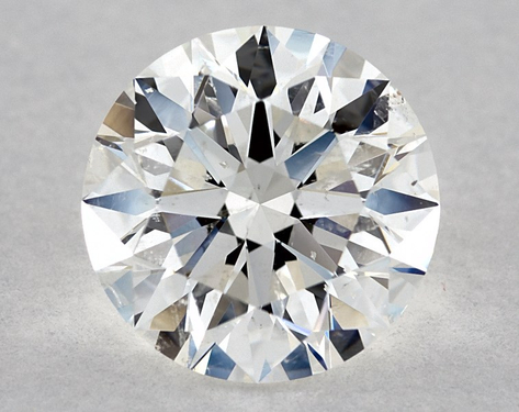 2.09ct Round Cut H SI2 EX-EX-EX GIA