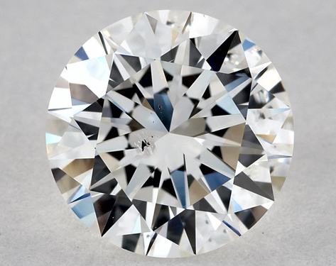 1ct Round Cut F SI2 EX-EX-EX GIA