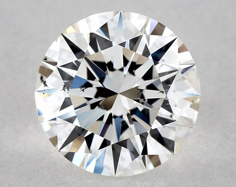 2.04ct Round Cut F SI1 EX-EX-EX GIA