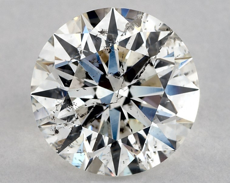 2.5ct Round Cut G SI2 EX-EX-EX GIA