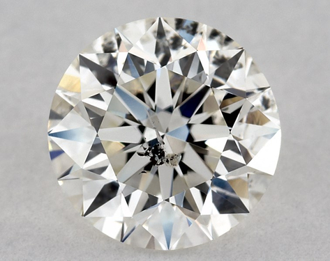 1.22ct Round Cut J I1 EX-EX-EX GIA